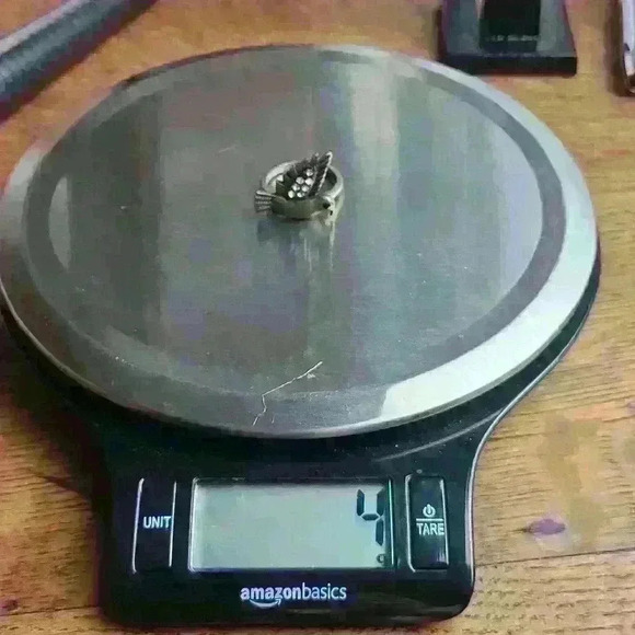 Brass tone bird with clear rhinestones ring size 10 - Picture 13 of 15